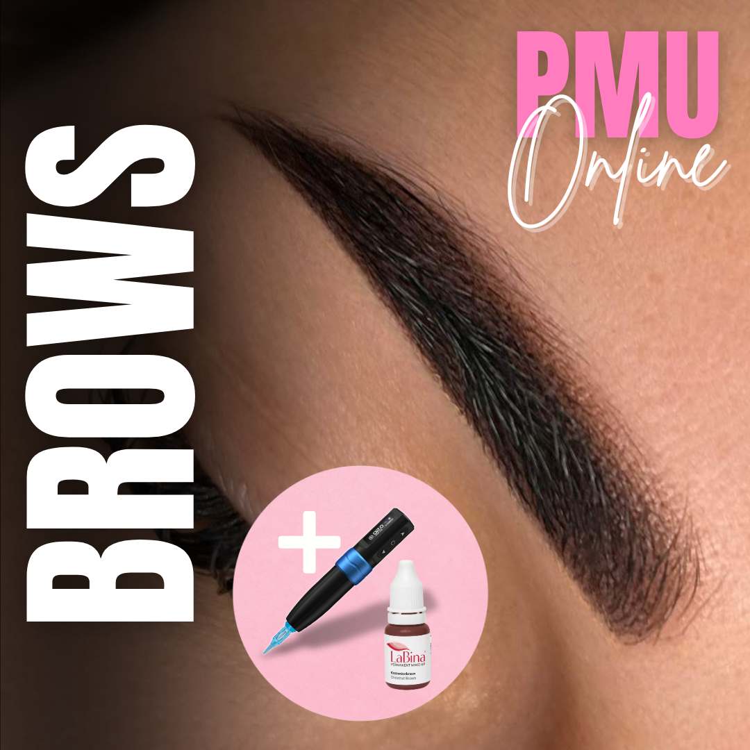 Augenbrauen (online)-Permanent Make-Up Schulung inkl. Maschine