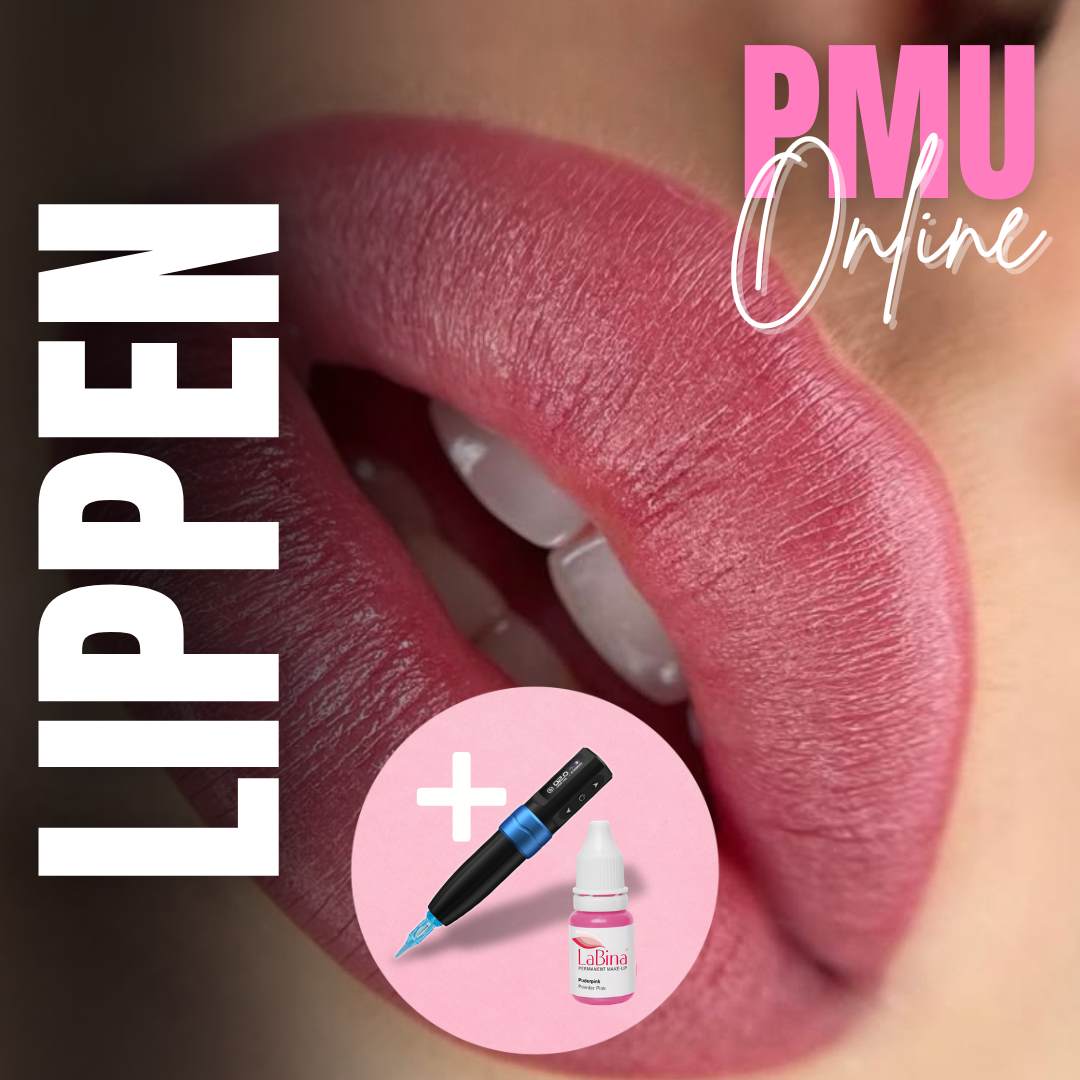 Lippen Onlinekurs inkl. Maschine & Pigment
